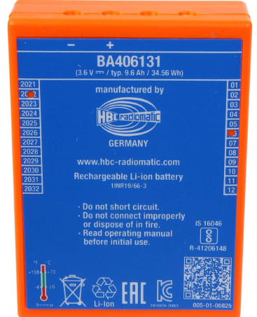HBC Batteri BA406131 - Artikelnummer 1001503 reservdel